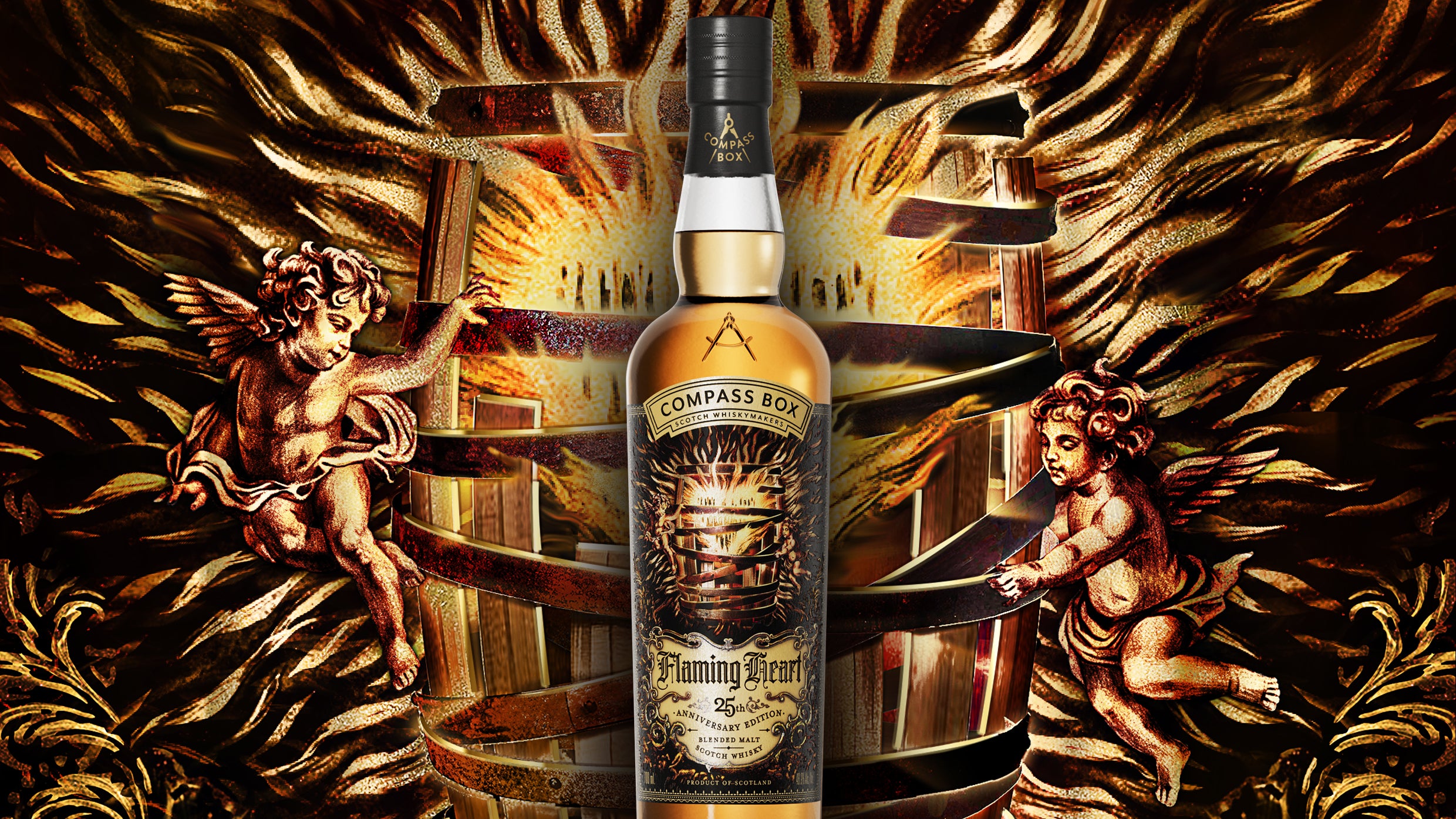 Compass Box Flaming Heart 25th Anniversary 威海指南針烈火情人（25